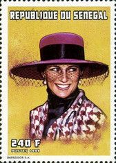 Diana Wearing Hat with Veil