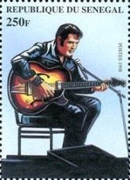 Elvis Sitting with Guitar