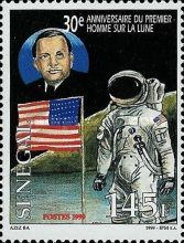 Astronaut by American Flag