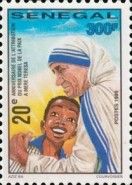 Mother Teresa and Laughing Child
