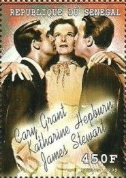 Cary Grant, Katherine Hepburn and James Stewart