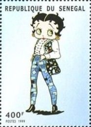 Betty Boop in Patched Pants
