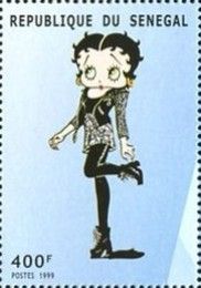 Betty Boop in Black Suit