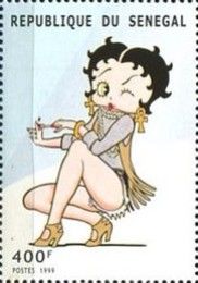 Betty Boop Winking and Squating