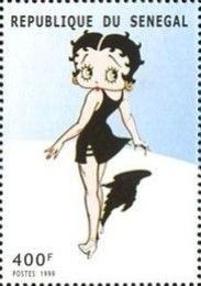 Betty Boop in Black Dress