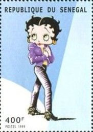 Betty Boop in Lilac Jacket