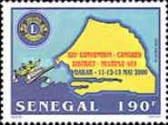 Map of Senegal and Boat