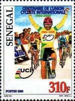 Cyclists at Race Finish