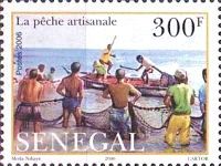 Fishermen on Shore with Net
