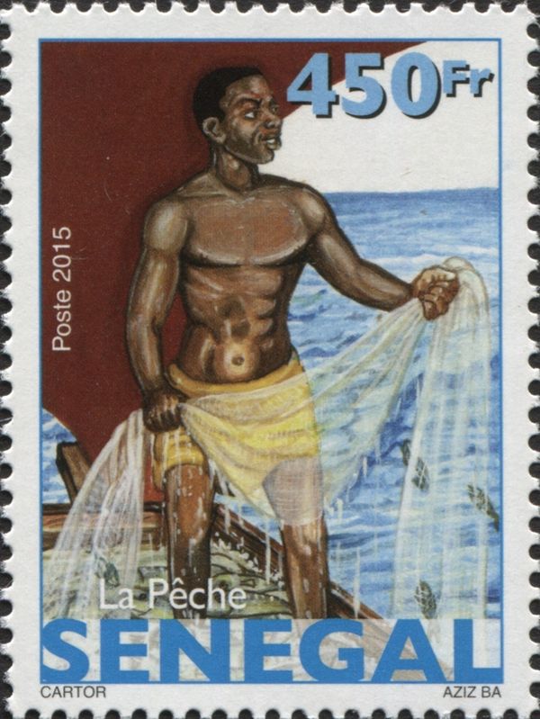 Making use of netting to catch fish