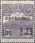 Espresso overprinted new value