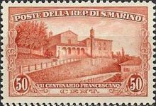 700th anniversary of death of San Francesco d'Assisi