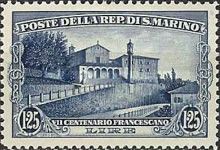 700th anniversary of death of San Francesco d'Assisi
