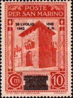 Saint Francis gate - overprinted