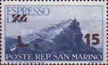 Espresso - 1945 - overprinted new value