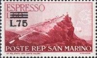 Espresso - 1950 - overprint new value