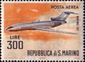 Boeing 727-100 jetliner