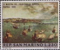 Fleet in Bay of Naples, by Peter Brueghel, the Elder
