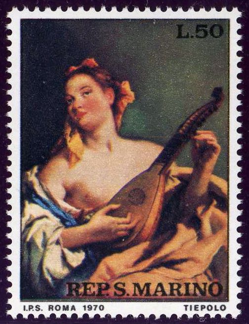 Woman with Mandolin