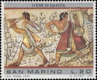 Musicians, from Leopard Tomb, Tarquinia