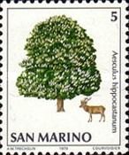 Red Deer (Cervus elaphus), Horse Chestnut (Aesculus hippocas