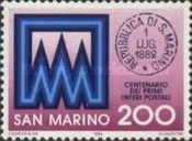 Emblem of the 1982 exhibition of postal stationary, postmark