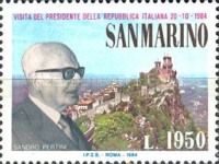 Visit of President of Italy Sandro Pertini