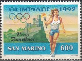 Torch and tower of San Marino