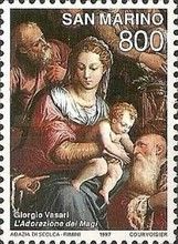 Adoration of the Magi by Vasari