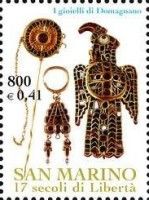 Jewels from Treasure of Domagnano