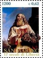 School of Guercino, 'St Marinus'