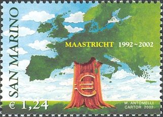 Tree that forms the map of Europe