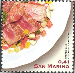 Meat on bed of vegetables