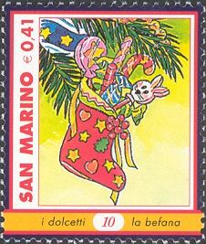 Stocking on Christmas Tree