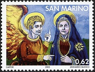 Madonna and angel