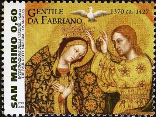 Coronation of the Virgin by Gentile da Fabriano