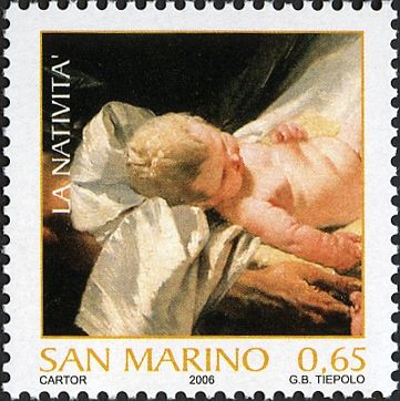 The Nativity by Tiepolo - Infant Jesus