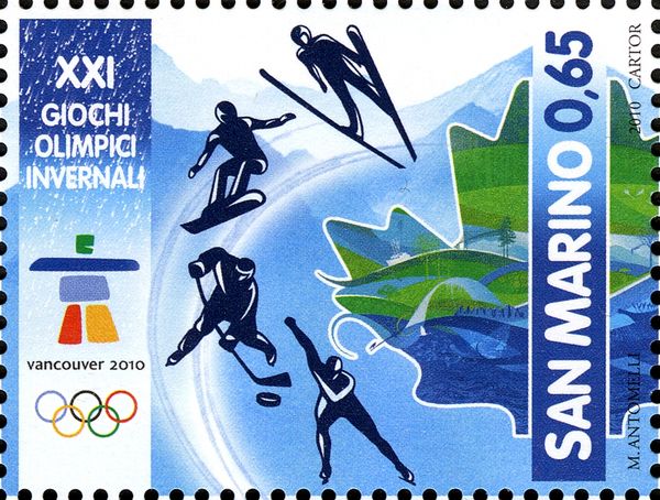 Ski jumping, snowboarding, ice hockey, speed skating