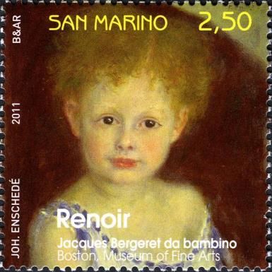 Jacques Bergeret as a Child by Renoir