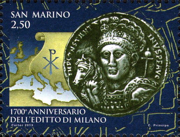 Europa map and Costantino