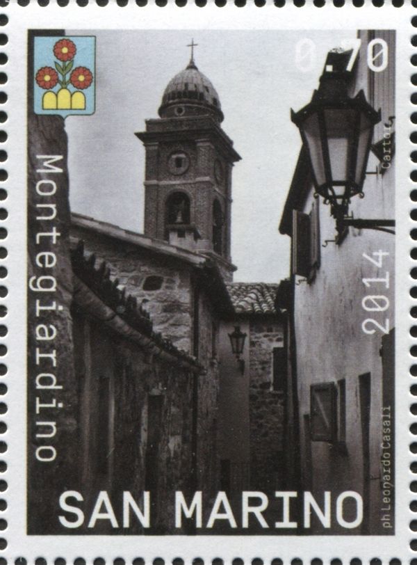 Bell tower of the Church of San Lorenzo in Montegiardino