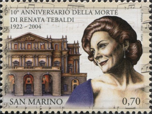 Renata Tebaldi and La Scala theater in Milan