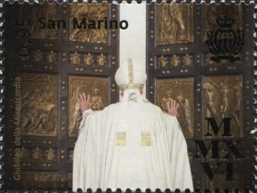 The opening of the Holy Gate of the Basilica of St Peter