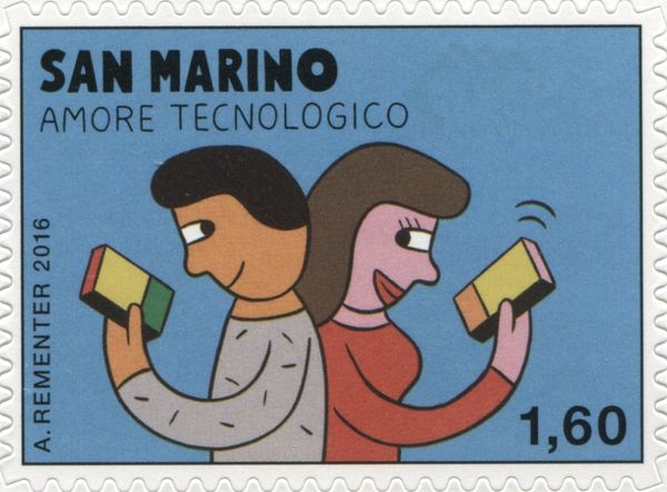 Couple taking selfie