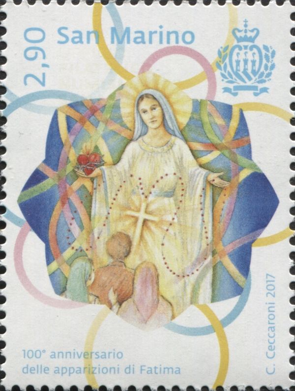 Holy Virgin appearing to the children