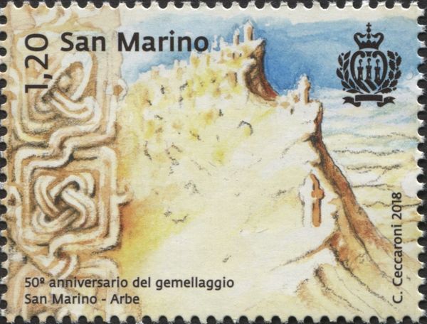 50th anniversary twinship San Marino Arbe