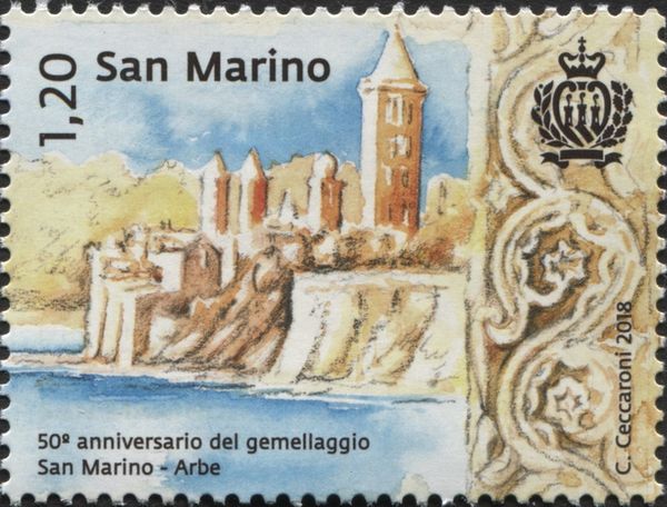 50th anniversary twinship San Marino Arbe