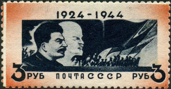 Joseph Stalin, Lenin's Bas-relief, and People's March