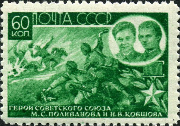 Hero of USSR - Mariya Polivanova and Natalya Kovshova