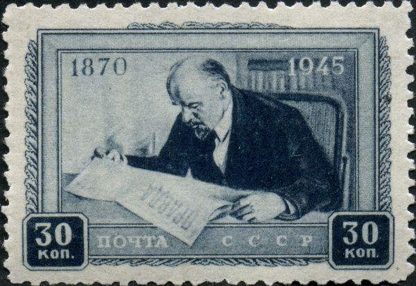 Lenin Reading "Pravda"